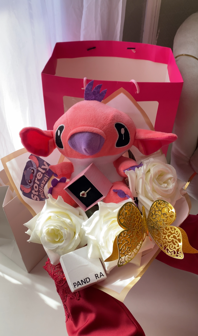 ⁦Bouquet stitch avec bague argent⁩ - الصورة ⁦3⁩