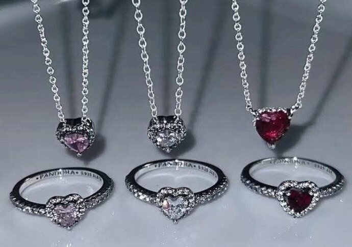 parure Pandora 3 pièces argent 925